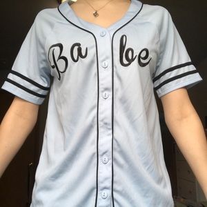 Baby blue “Babe” Jersey
